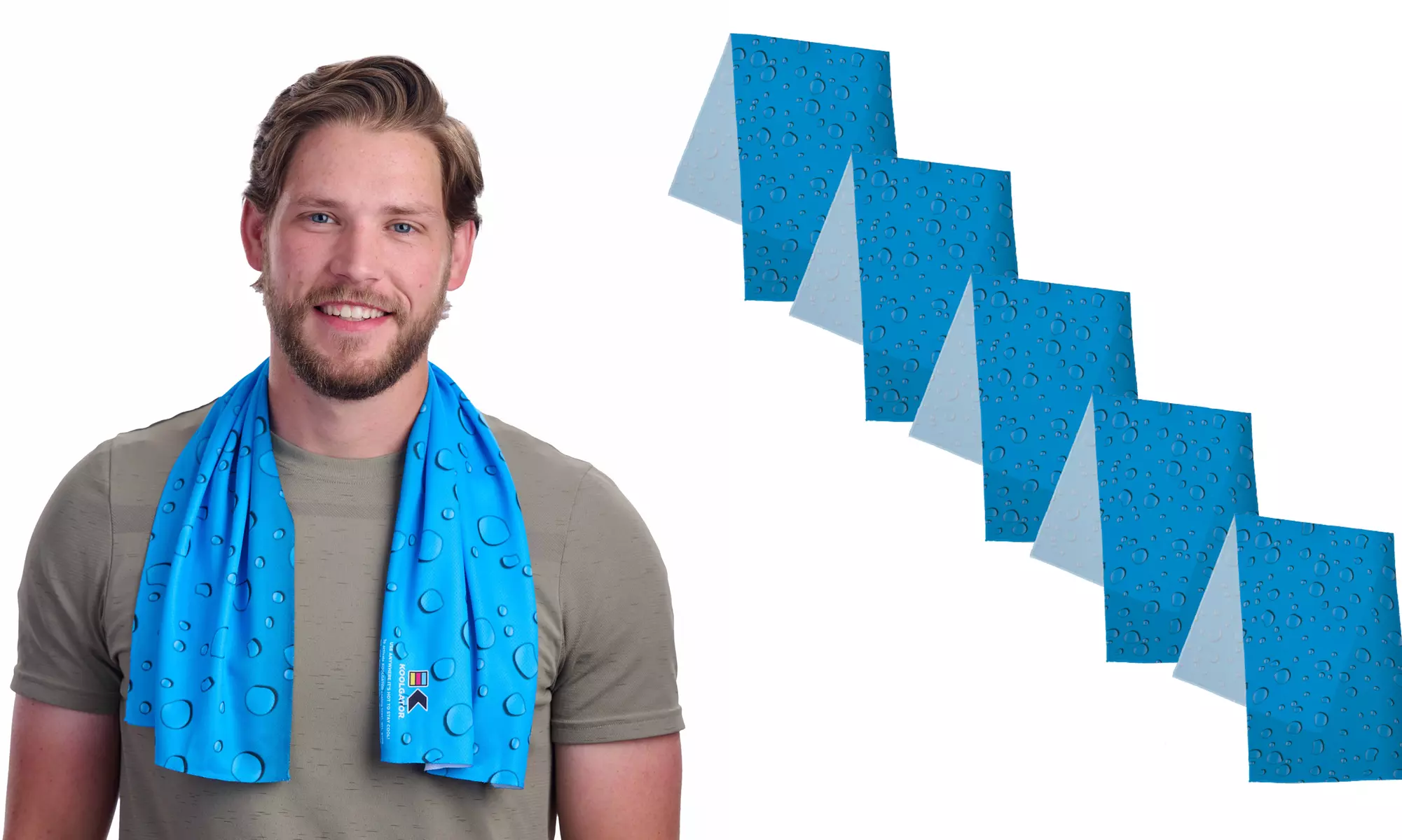 KOOLGATOR Dual Purpose SPF 30 Cooling Towel