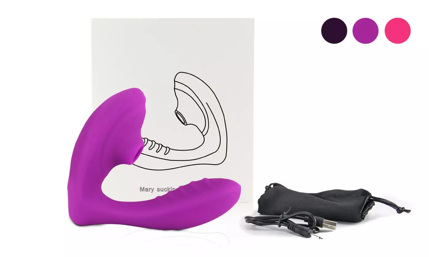 Invisible Wearable Clitoral Sucking G Spot Vibrator Stimulator 