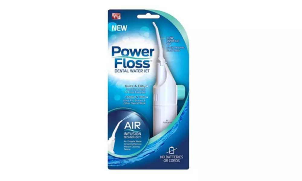 Air Powered Dental Water Jet Power Floss Flossing Teeth For Men And Women - Image 2