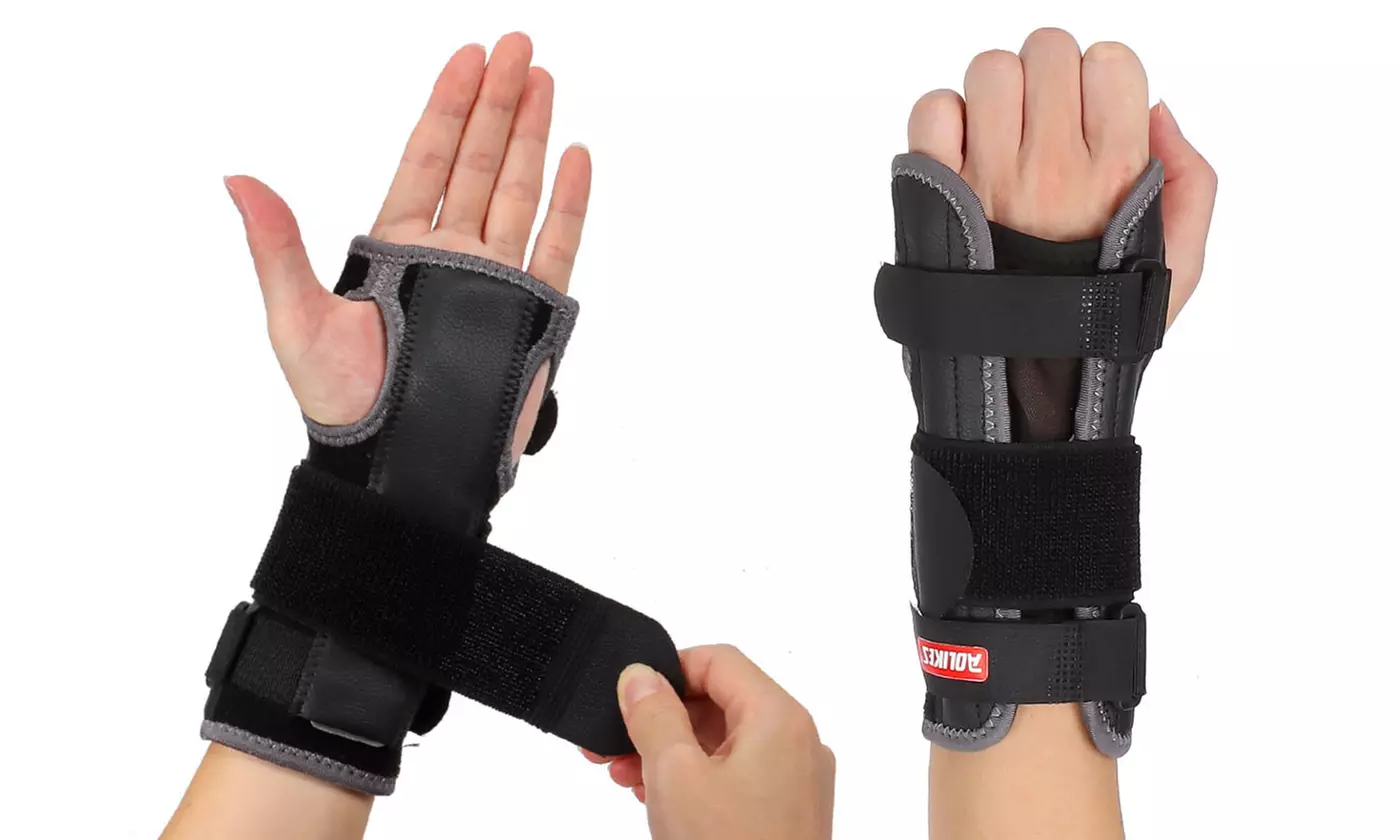 Carpal Tunnel Wrist Brace Night Support Adjustable Wrist Splint Tendonitis Pain - Primary Image