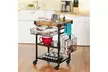 Artesia Acacia Wood Folding Kitchen Cart - Second Medium