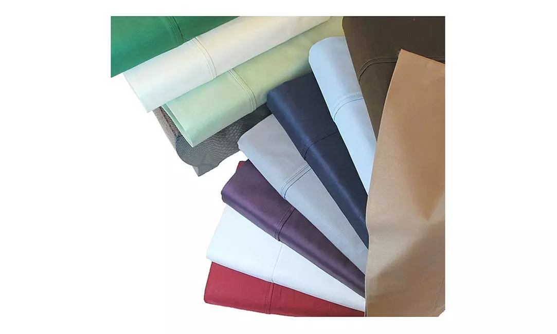 Superior Deep Pocket Egyptian Cotton Solid Split King Sheet Set - Primary Image