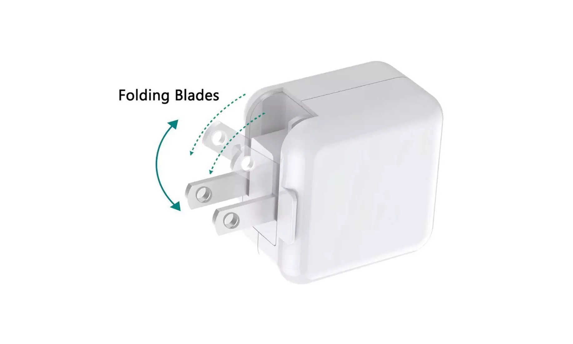 iPad Charger with 2 USB Cables for iPad 5, 6, 7, 8 Mini, Pro, Air (3-Piece Set) - Second Medium