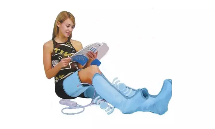 Leg Massager Portable Air Compression Leg Wraps Foot Ankles Massage Machine - Primary Image