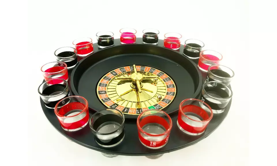 Finest Ideal For Parties 16 Pcs Shot Glass Roulette - Second Medium