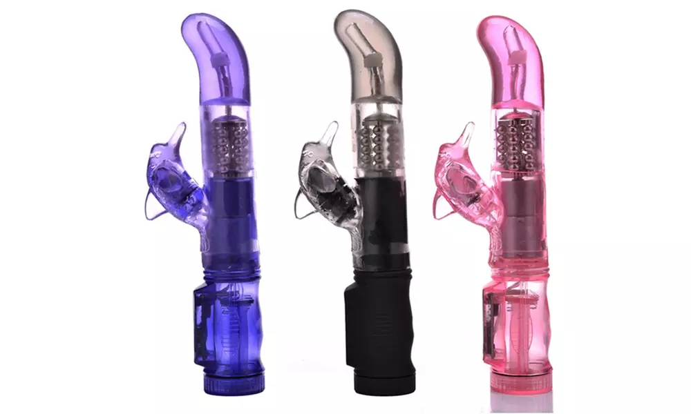 Waterproof 360 Degree Rotation-Thrusting Rabbit Vibrators - Primary Image