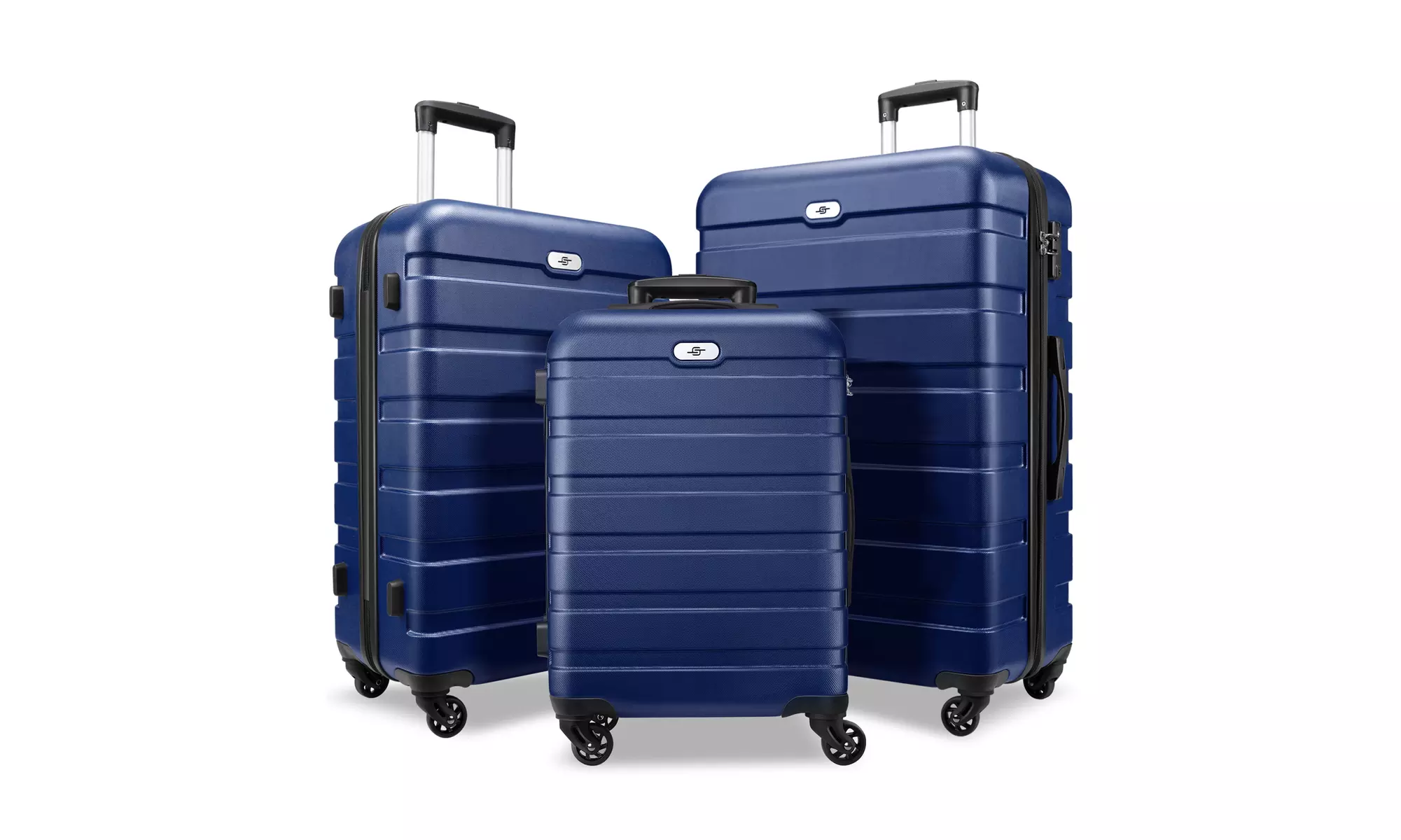 3 Piece Luggage Sets, 20/24/28 inch Hardside Lightweight Suitcase Set - Primary Image