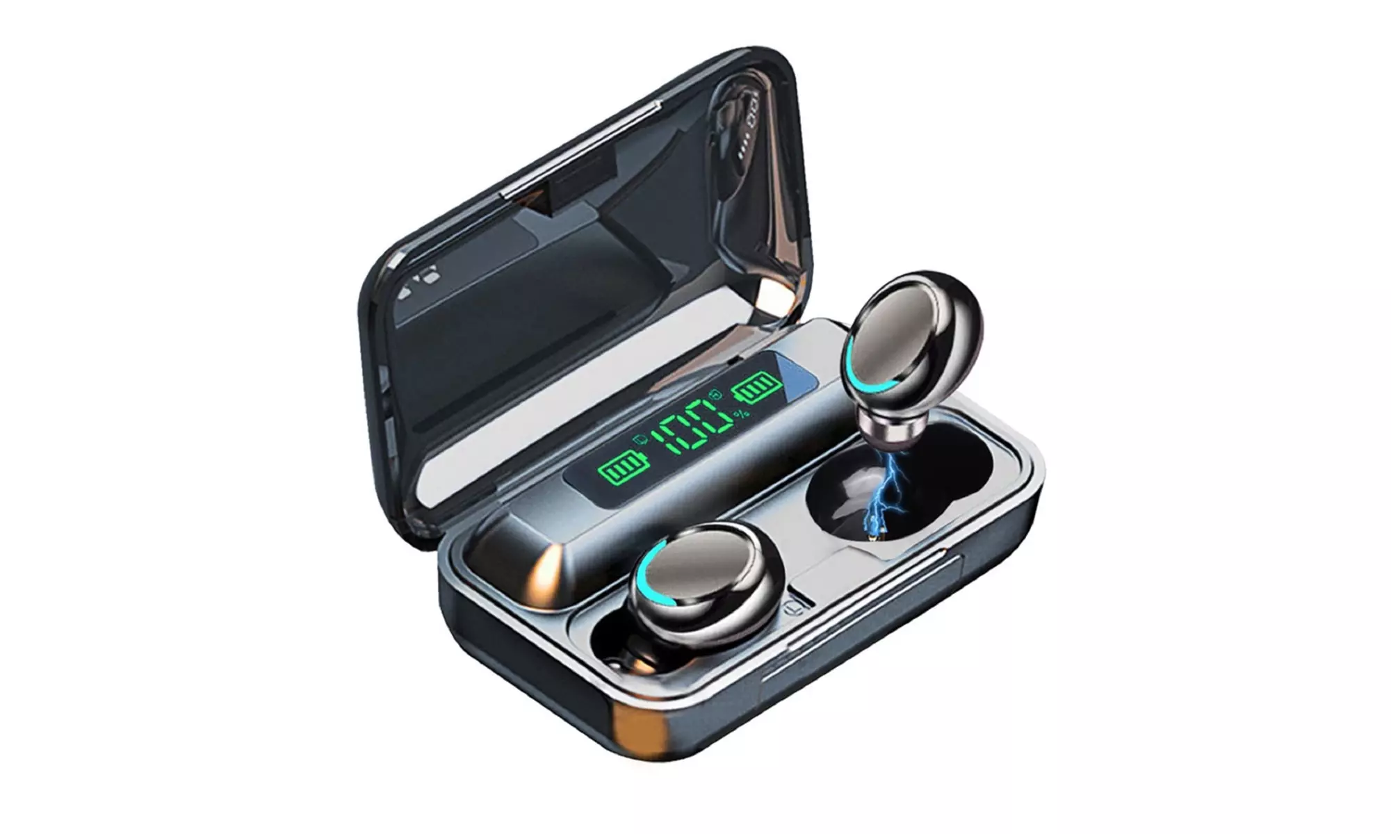 Bluetooth Hybrid Active Noise Cancelling Wireless Earbuds, In-Ear Headphones/Mic - Primary Image