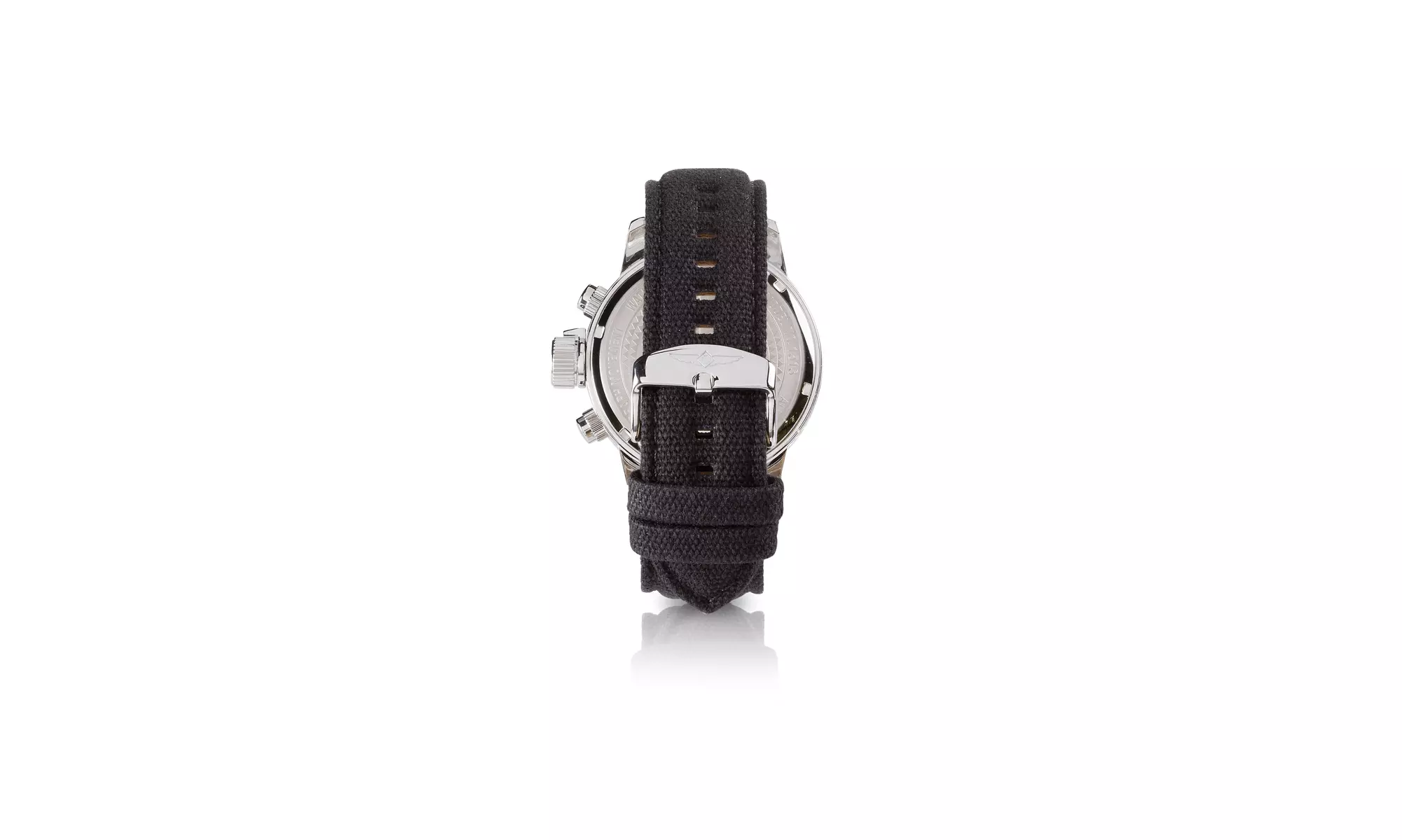 Invicta Mens I-Force INV-1513 Black Nylon Swiss Chronograph Dress Watch - Second Medium