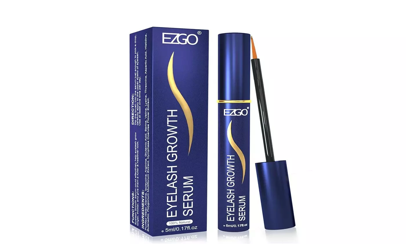 EZGO 5ML Eyelash Growth Serum Eyebrow Boost Enhancer Rapid Stimulator Extension - Second Medium