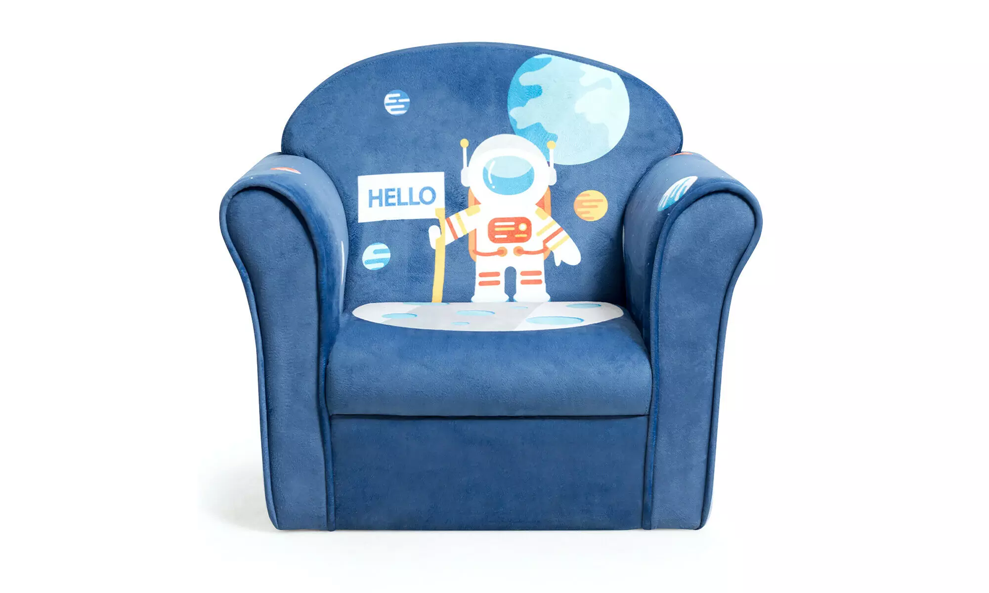 Kids Cat/Astronaut/Lion/Crocodile/Elephant Sofa Children Armrest Toddler Gift - Primary Image