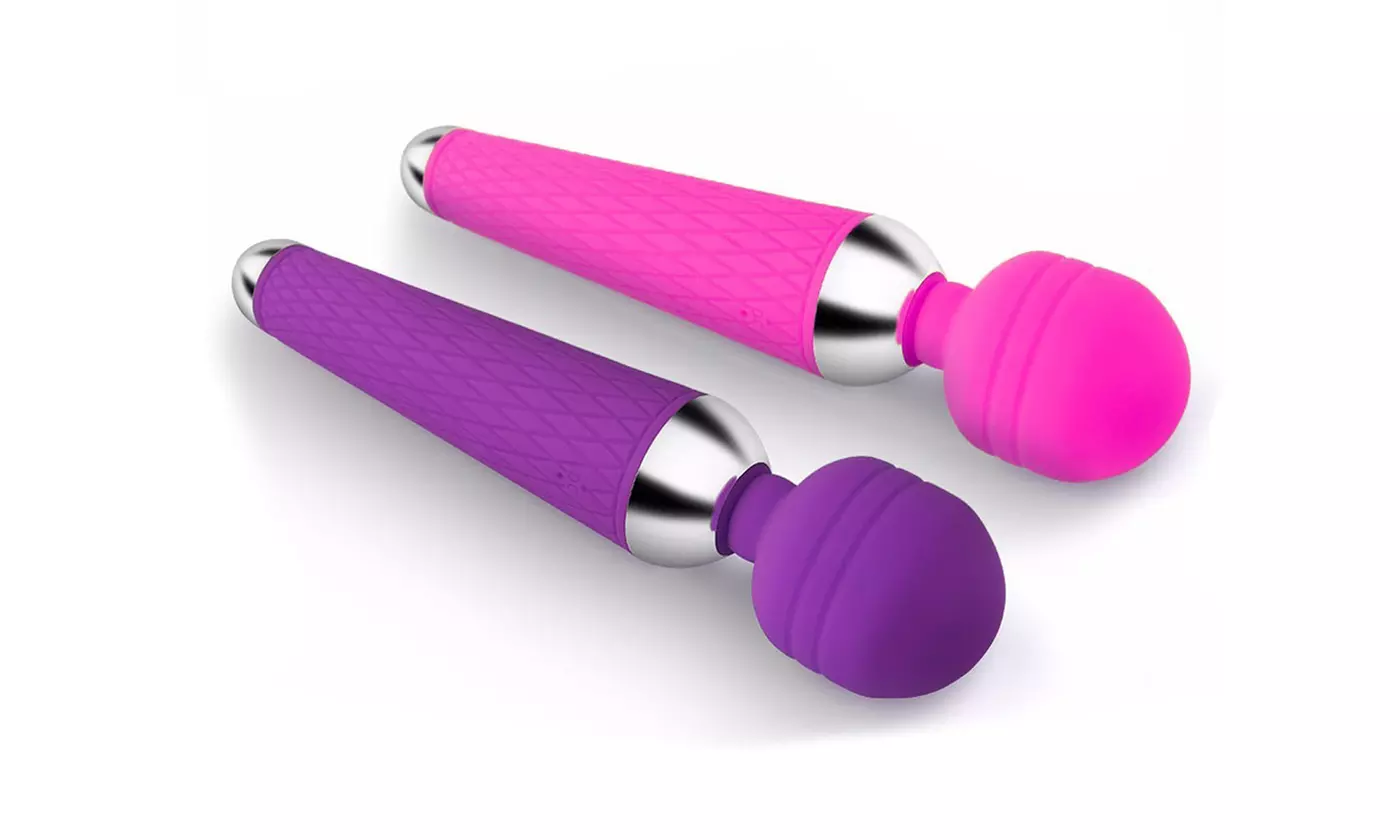 Multi Speed USB Rechargable Personal Neck Full Body Wand Vibrator Massager