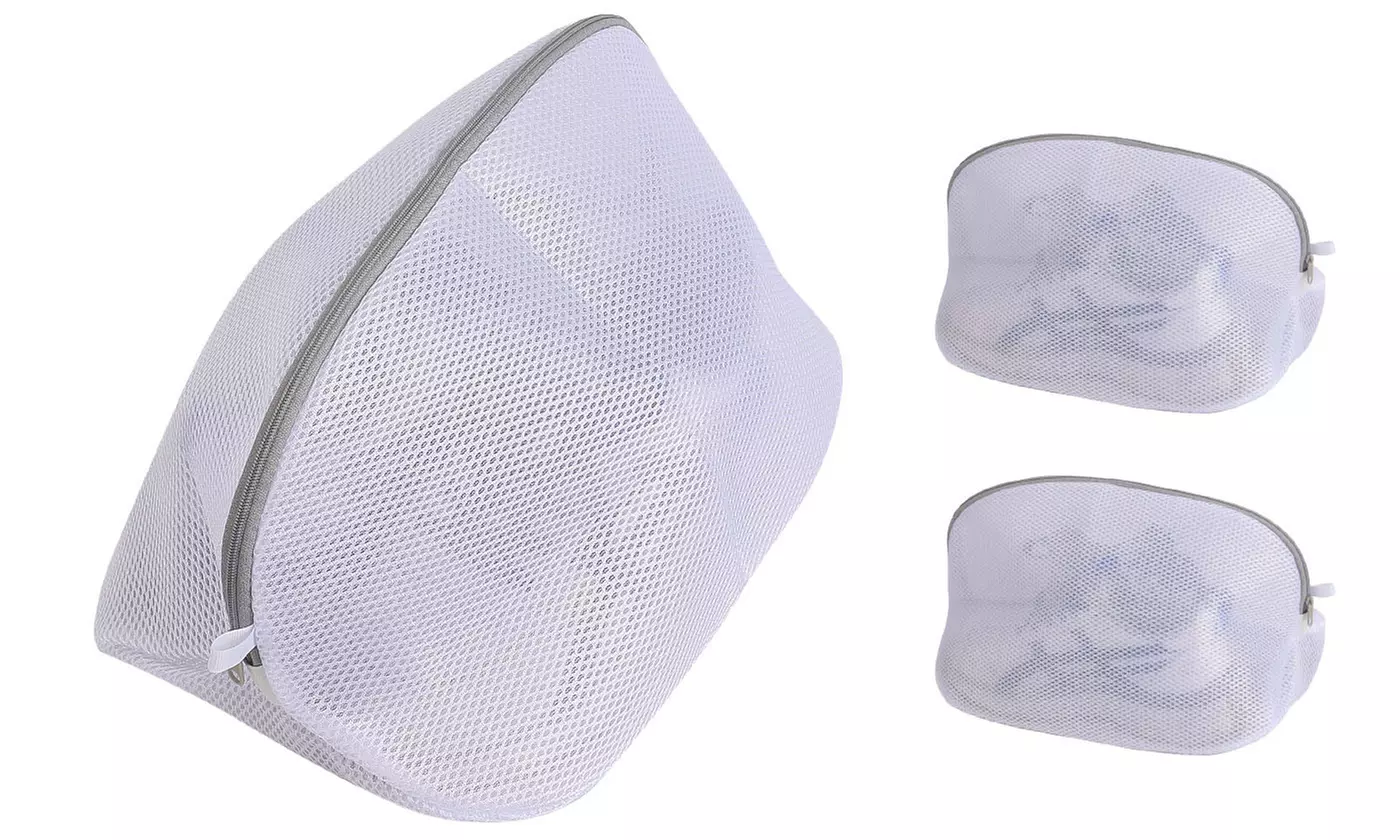 3-Pack Mesh Laundry Bags Washing Machine Bags for Shoes