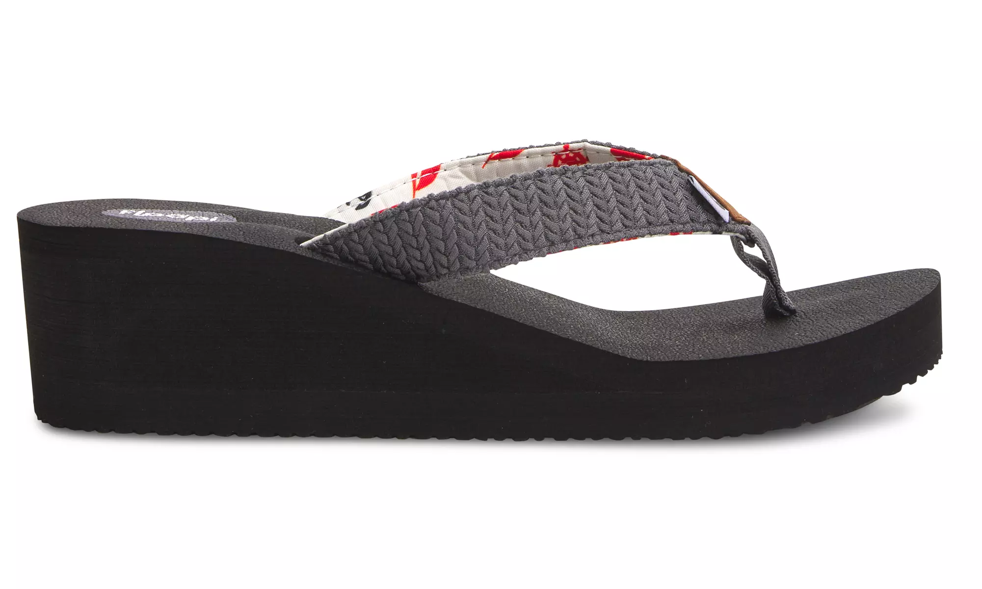 Floopi Women's Thong Flip Flop Wedge Sandals