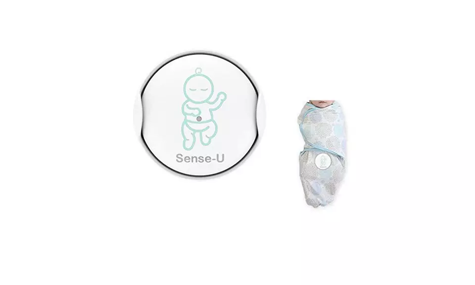 Sense-U Baby Breathing & Rollover Movement Monitor with a Free Swaddle Blanket - Primary Image