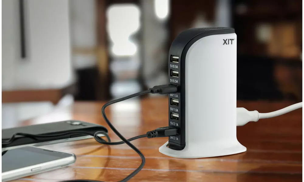 XIT 6 USB Port 30W 7.0A Charging Station - Second Medium