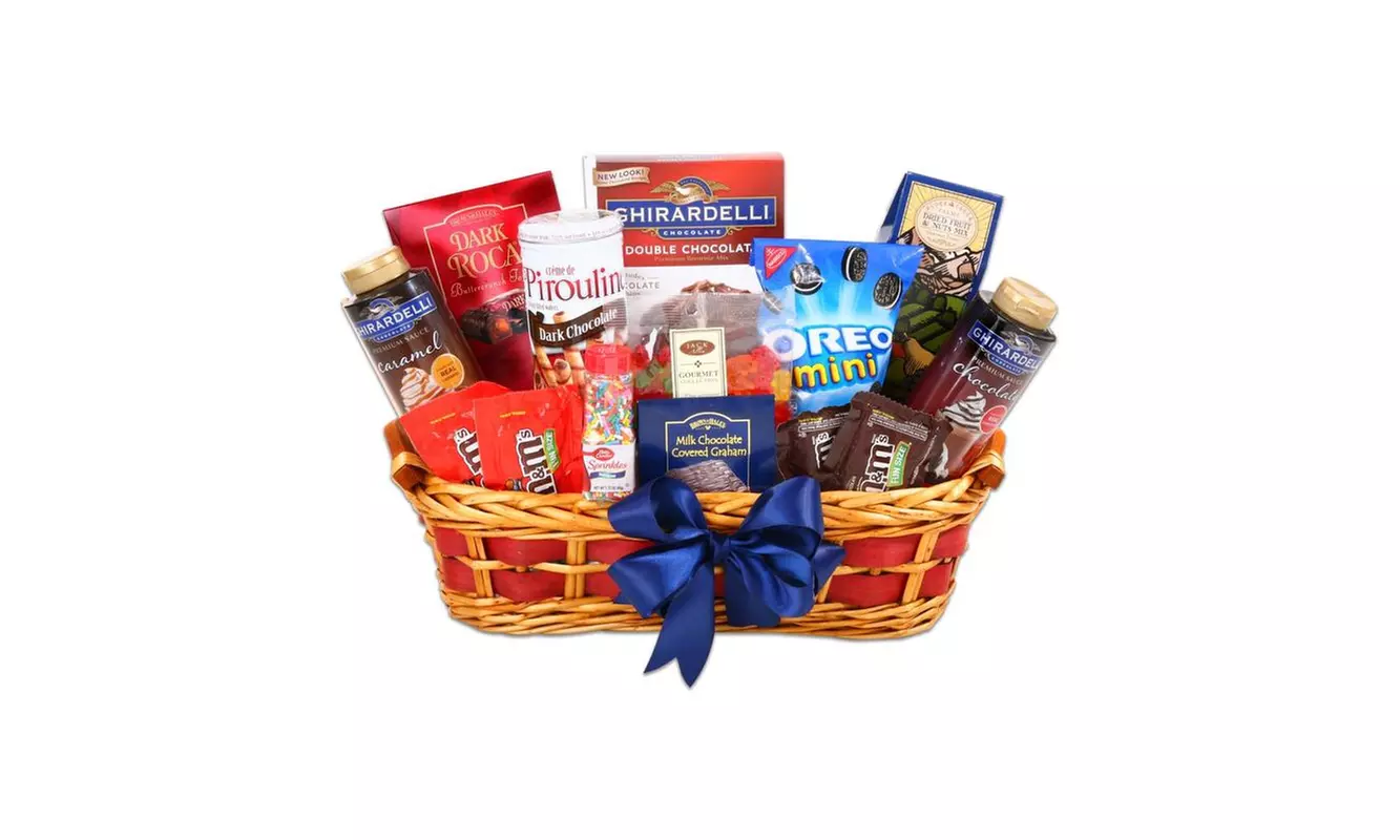 The Ultimate Ice Cream Sundae Gift Basket 8 piece - Primary Image