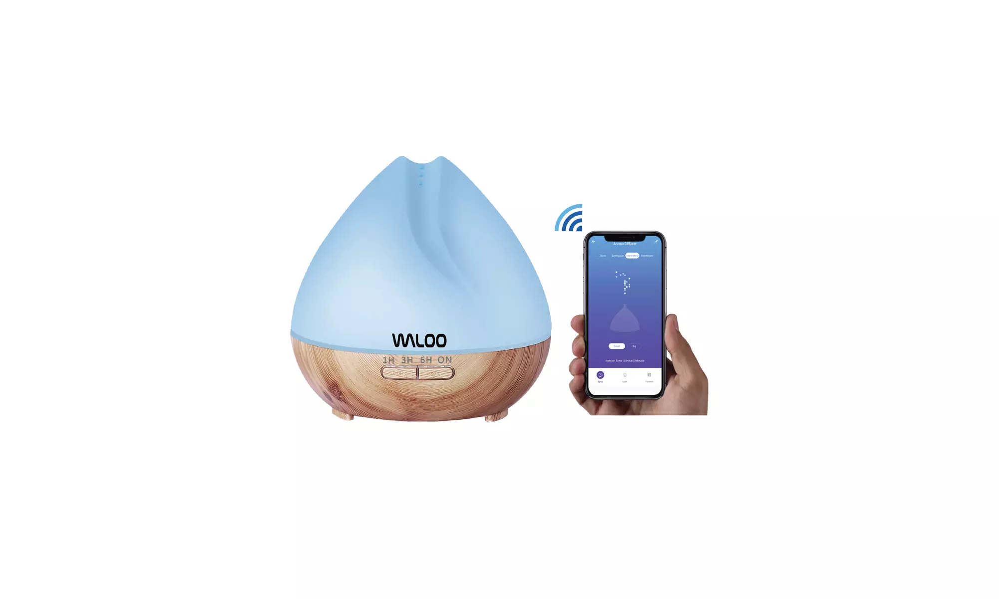 Waloo Wi-Fi Smart Diffuser Compatible with Alexa  - Primary Image