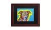 Dean Russo 'Painted Pit' Matted Wood Framed Art