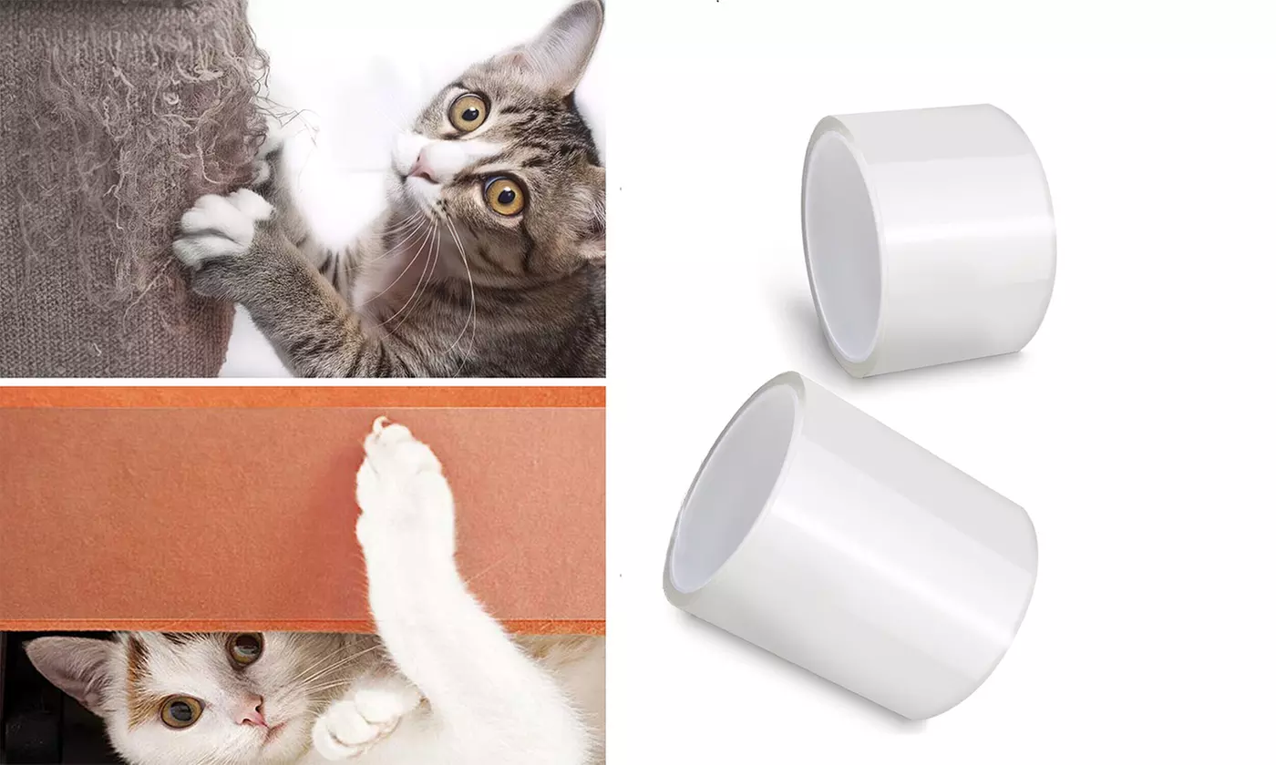 Furniture Scratch Protector Anti-Scratch Cat Training Deterrent Pad Tape - Primary Image