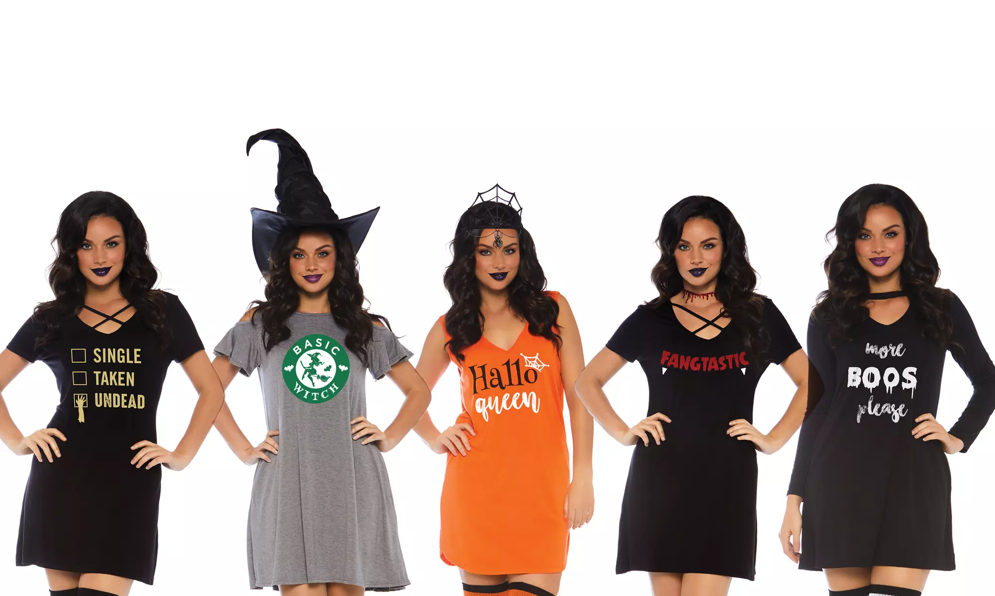 Leg Avenue Women's Halloween Costume Jersey Dress - Primary Image
