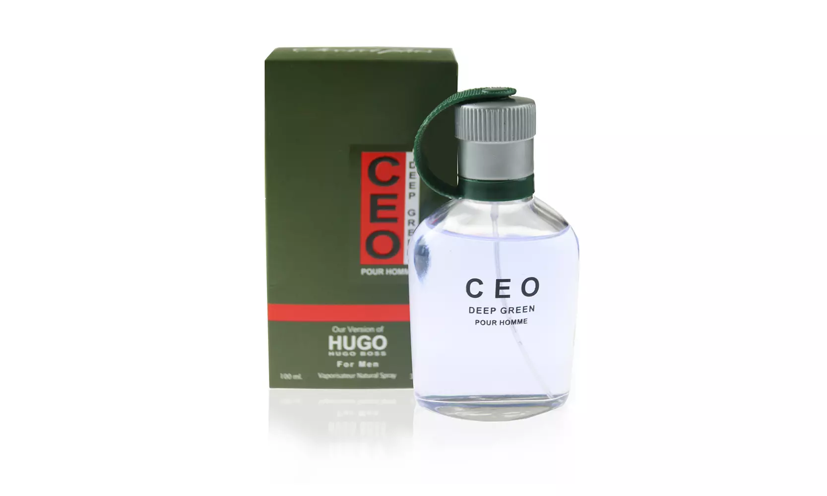 CEO DEEP GREEN,Version of HUGO by HUGO BOSS,EDT Spray for Men,3.4 Fl.oz - Primary Image