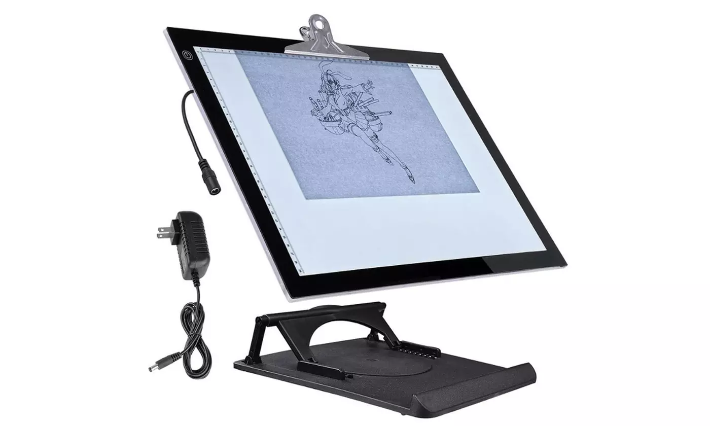 LED Artist Tracing Table 19" Stencil Board Tattoo Drawing Display Light Box Pad - Primary Image