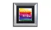 Color Bakery 'Somewhere' Matted Silver Framed Art