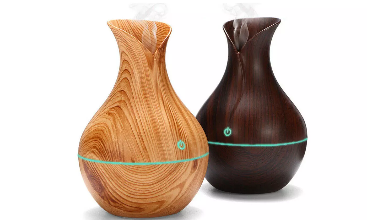 Mini Essential Oil Diffuser 130ml Ultrasonic Aroma Diffuser Cool Mist Humidifier - Primary Image