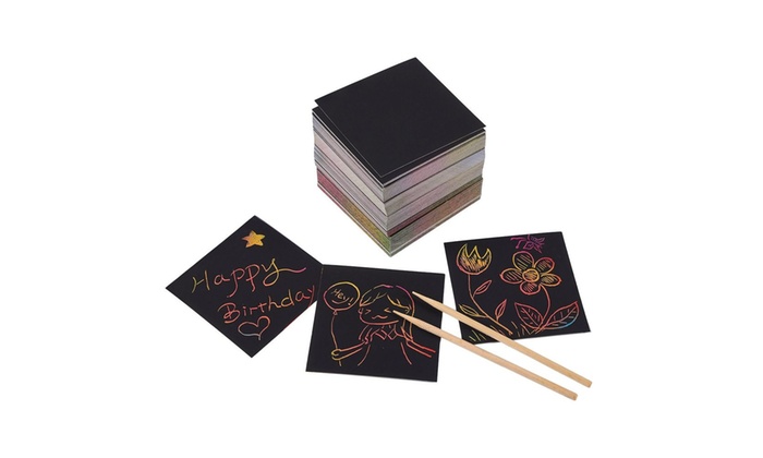 scratch art mini notes