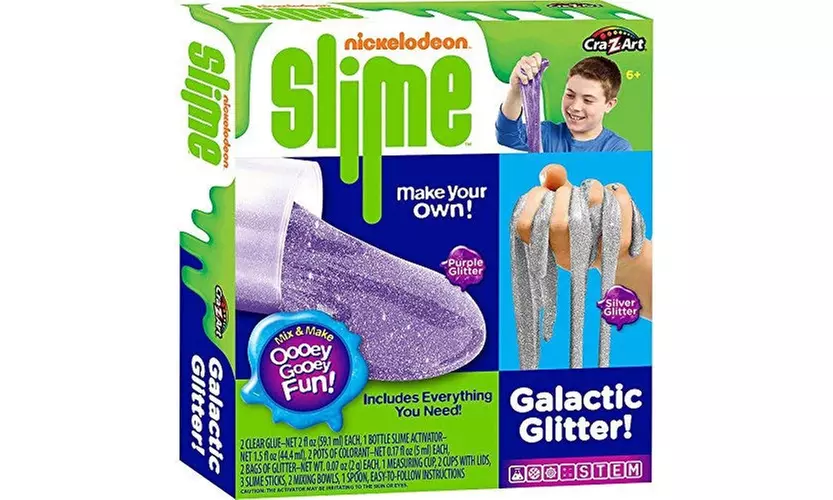 Nickelodeon CRA-Z-Slime Galactic Glitter Medium Boxed Kit Z - Primary Image