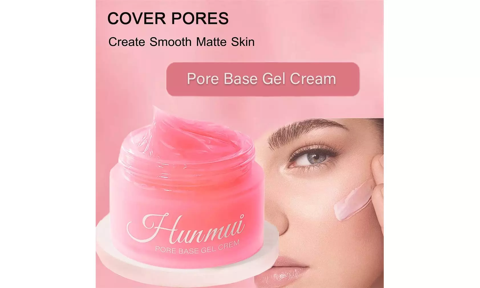 Hunmui Face Primer Pore Base Gel Cream, Isolation Concealer Cream - Second Medium