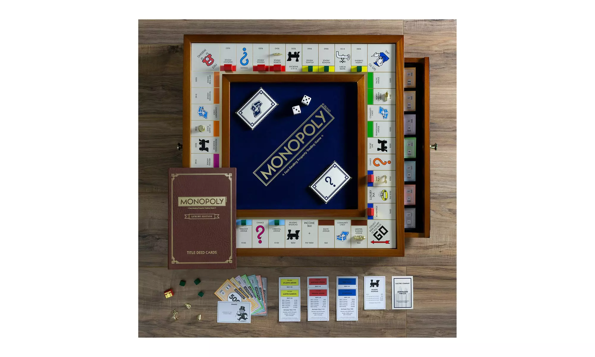 WS Game Company Monopoly Trophy Luxury Edition Board Game - Primary Image