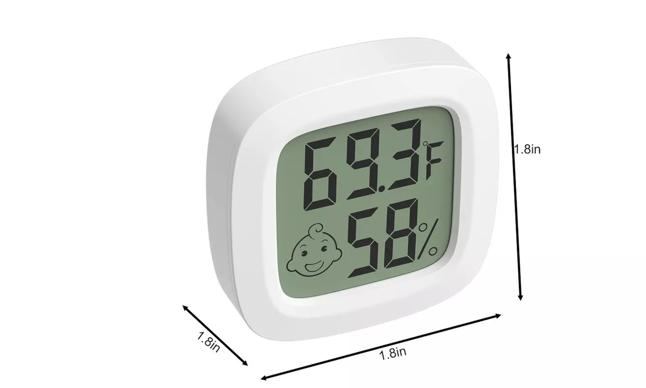 Indoor Thermometer Hygrometer Humidity Meter Temperature with LCD Display