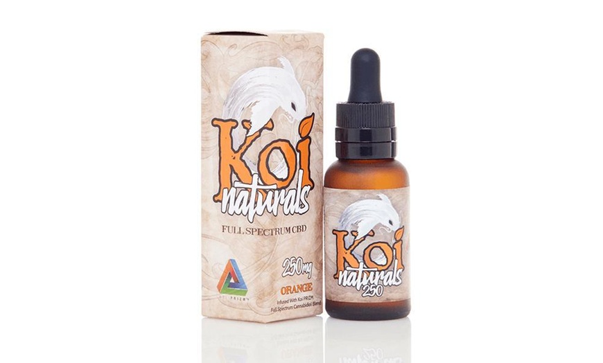 High Potency Orange Flavored Full Spectrum CBD Oil Tinctures From Koi ...