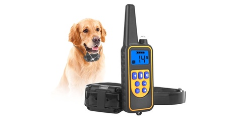 IMounTEK Waterproof Vibration And Shock Dog Training Collar Black