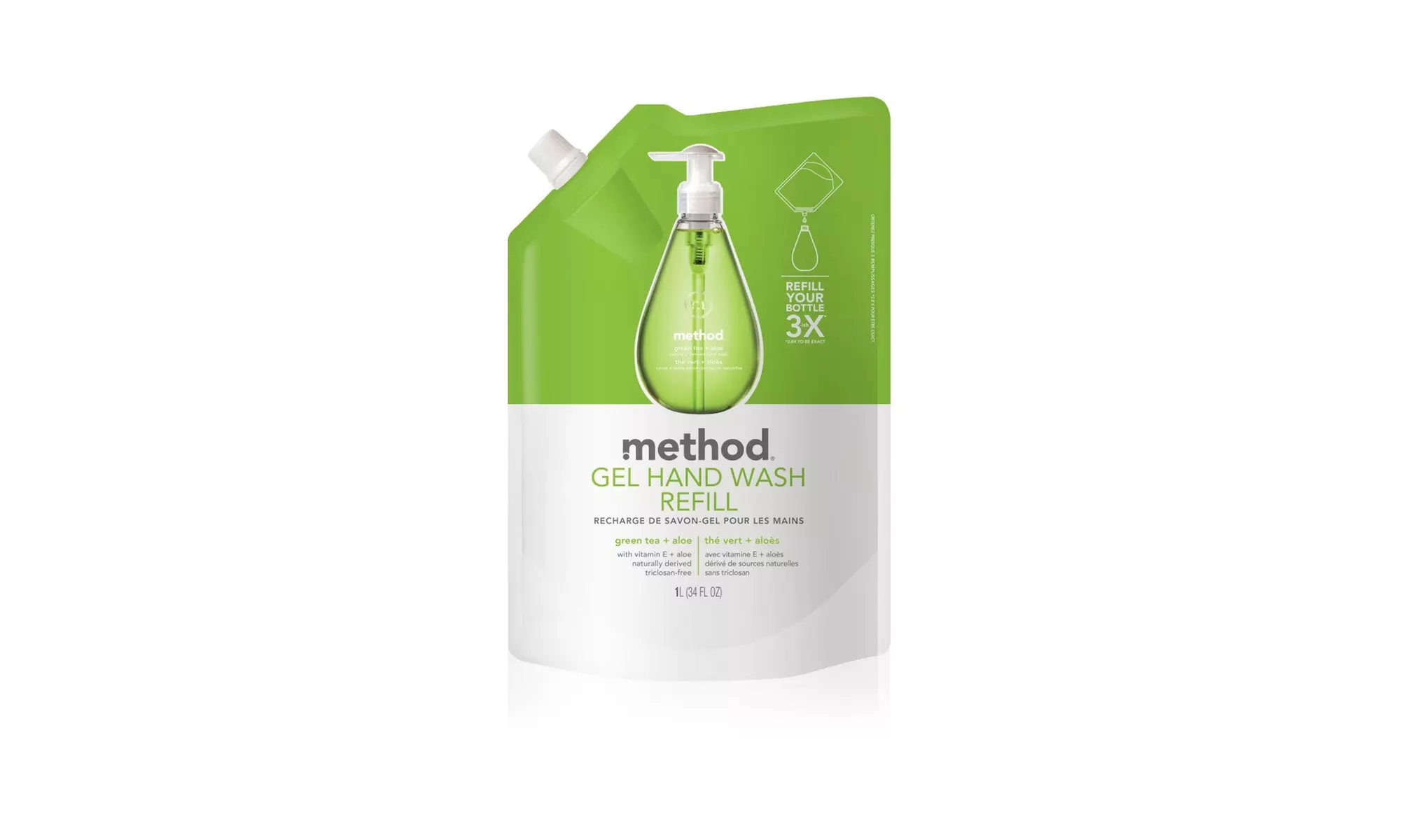 Method Gel Hand Soap Refill, Sweet Water, 34 oz, 1 pack, Packaging May Vary - Primary Image