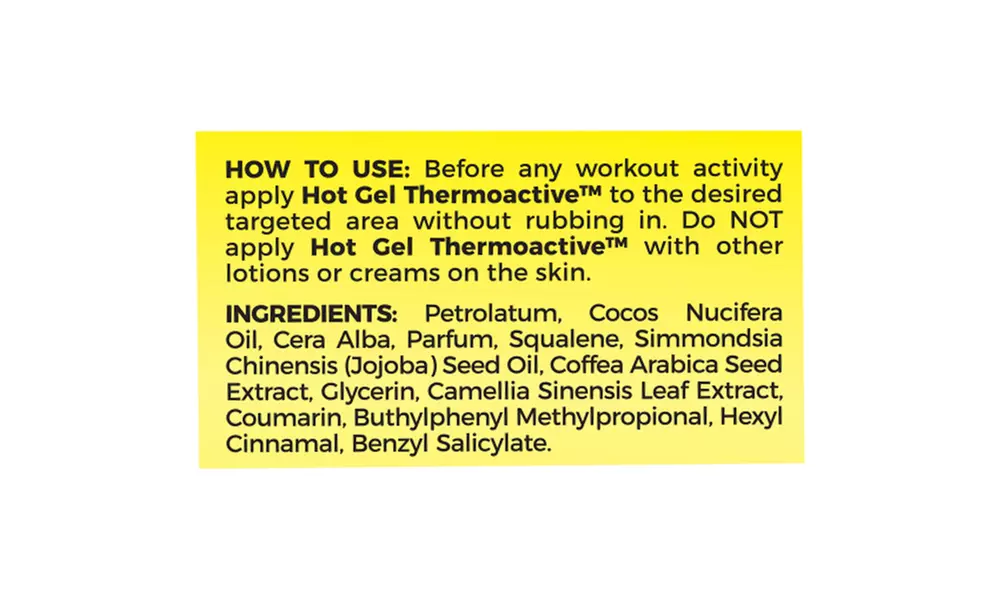 Women's Slimming Hot Sweat Gel (6 Oz.) - Second Medium