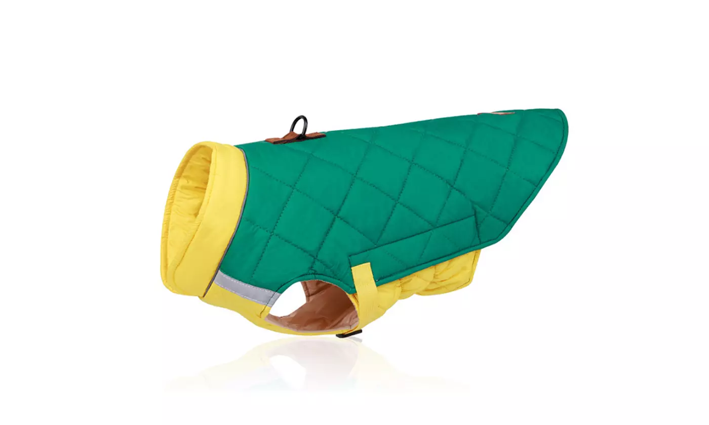 Winter Warm Quilted Dog Jacket, Waterproof Padded Coat Puppy Coat 