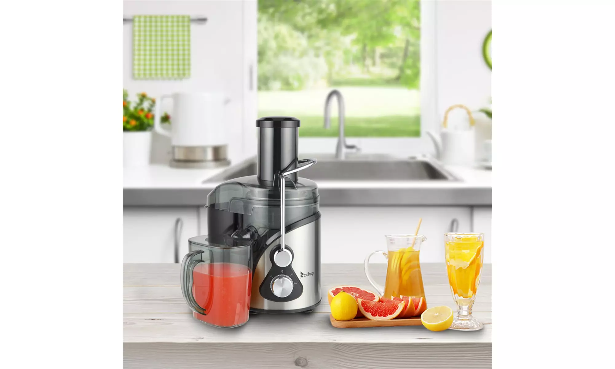 110V 800W 85MM Large Diameter 1000Ml Juice Cup 1500Ml Pomace Cup Third Gear