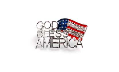 image for "God Bless America" Patriotic Pin