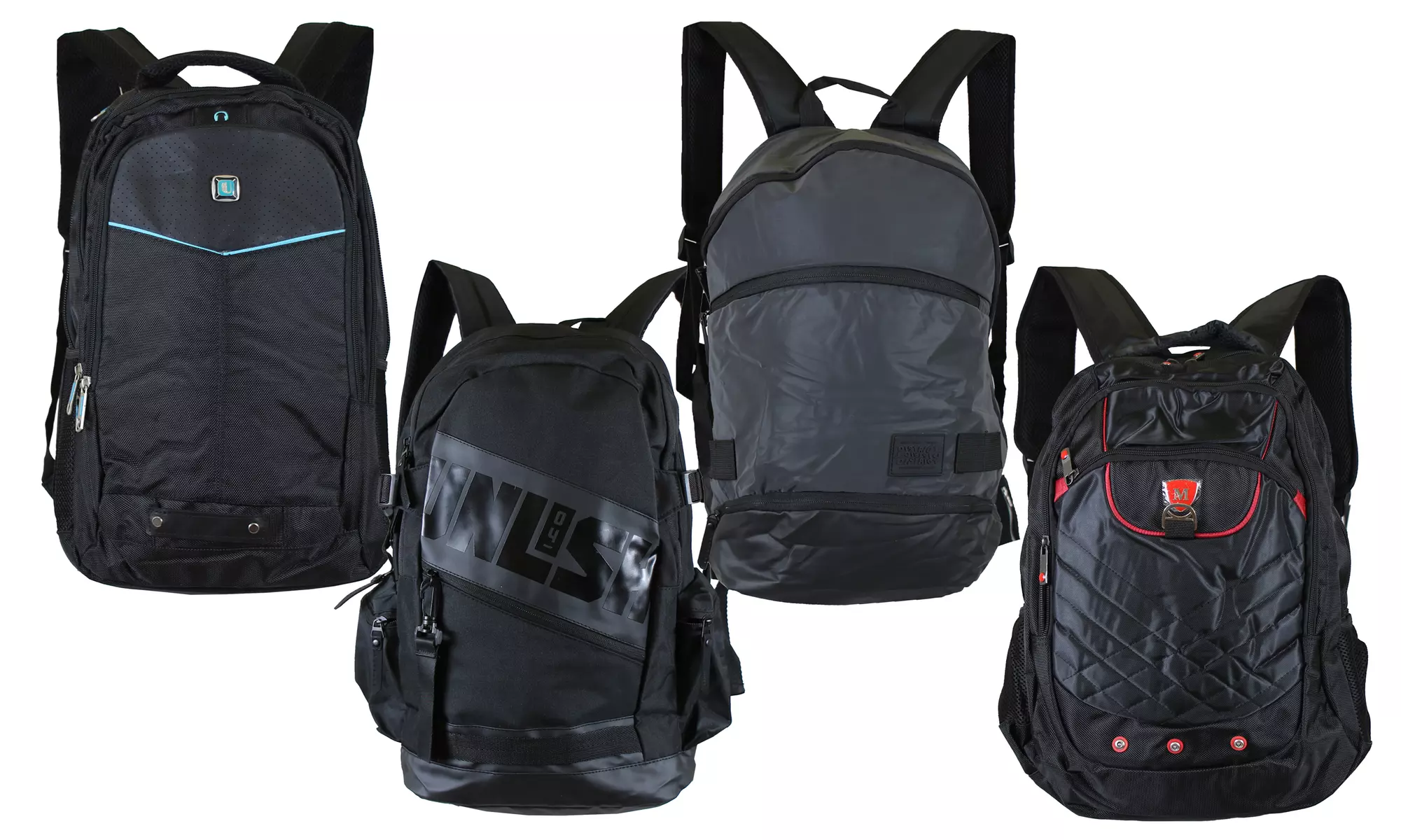 All-In-1 Multi-Compartment Sporting Tech Laptop Backpacks - Primary Image