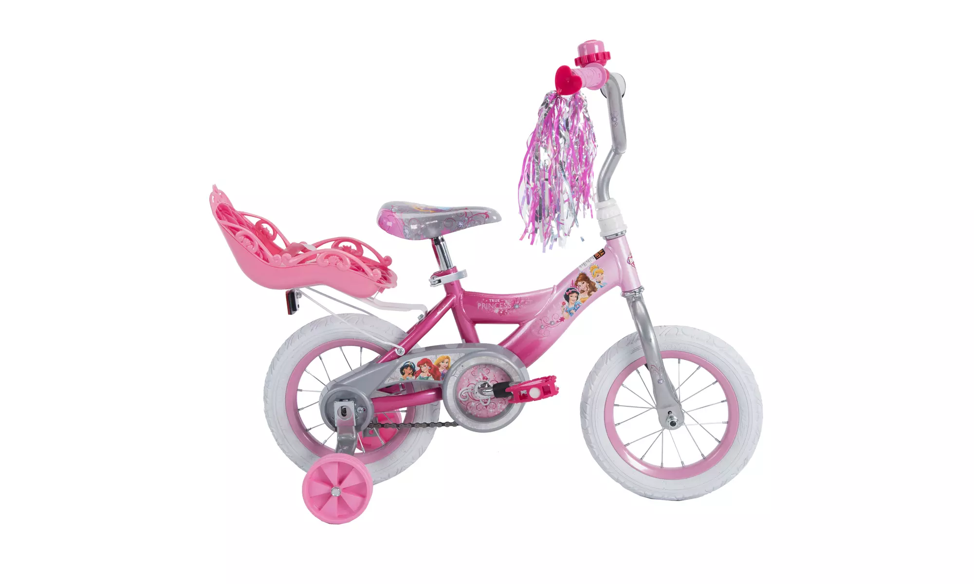 Disney Princess 12" Girls' EZ Build Pink Bike - Primary Image