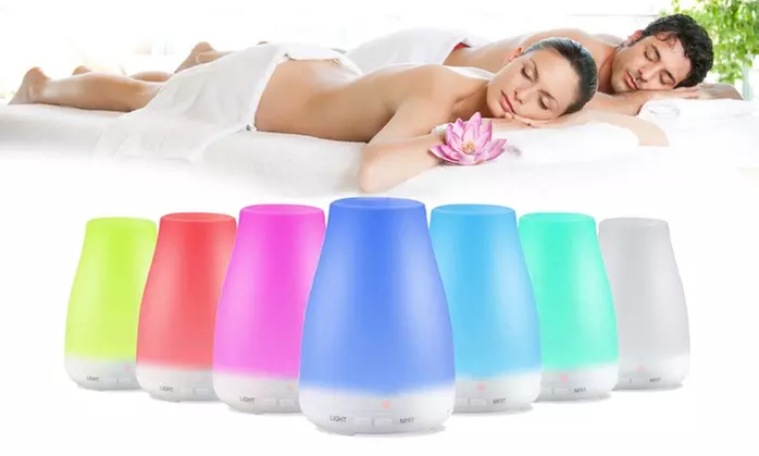 LED 7 Changing Colors Essential Oil Diffuser and Mist Humidifier - Primary Image