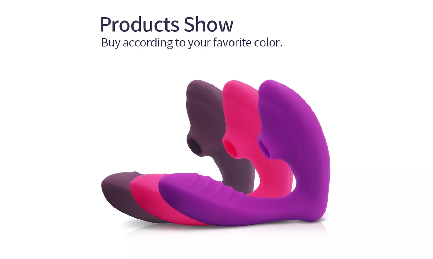 10 Freq Dual Motors Clitoral G-spot Dildo Vibrator Sex Toy
