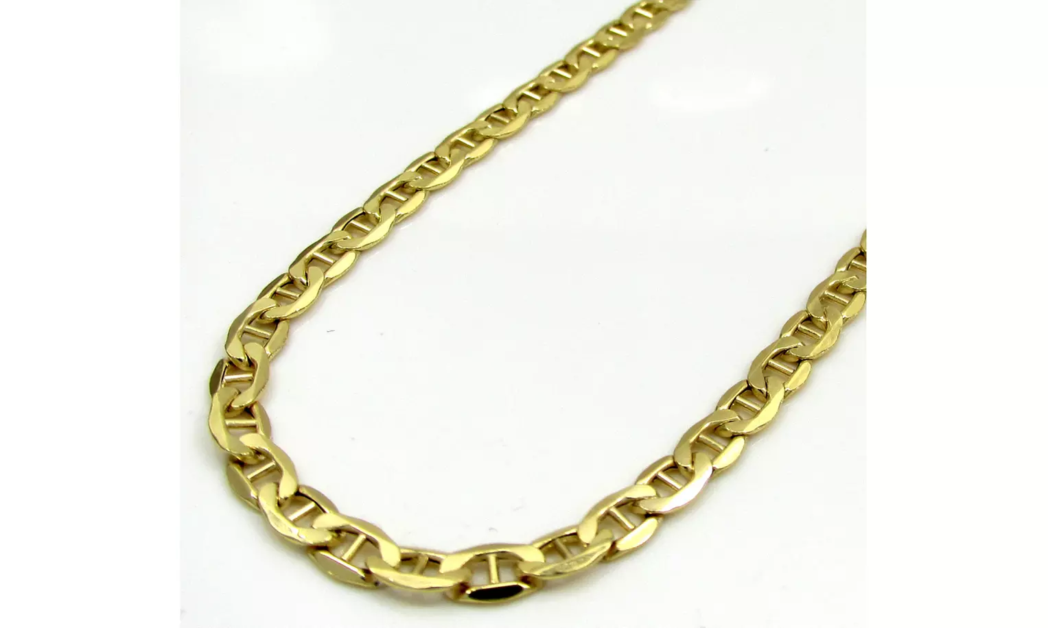 10K Solid Yellow Gold Mariner Chain - 3.5 mm  - Primary Image