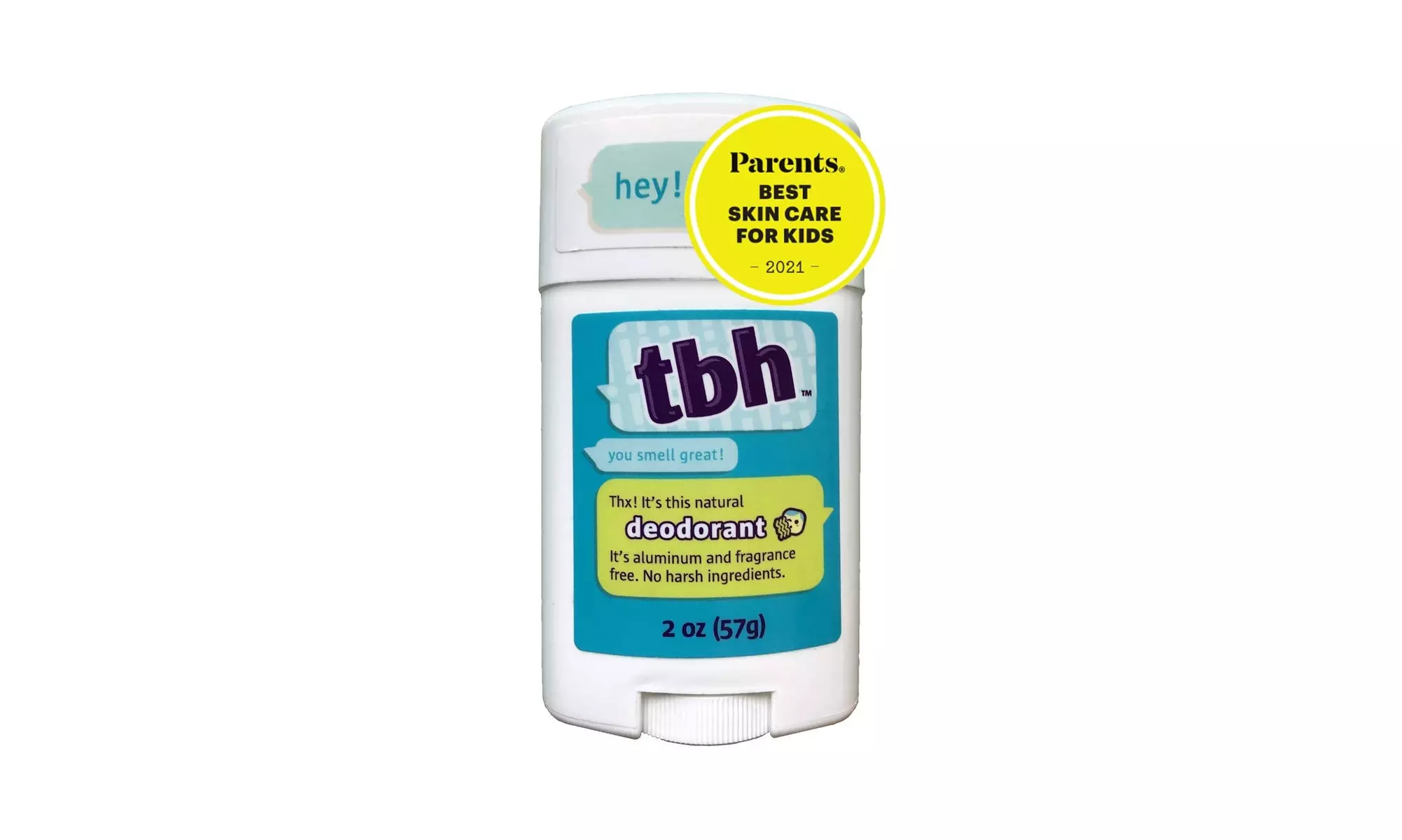 TBH Kids Deodorant - Unscented Deodorant for Kids - Made w/ Natural Ingredients - Primary Image