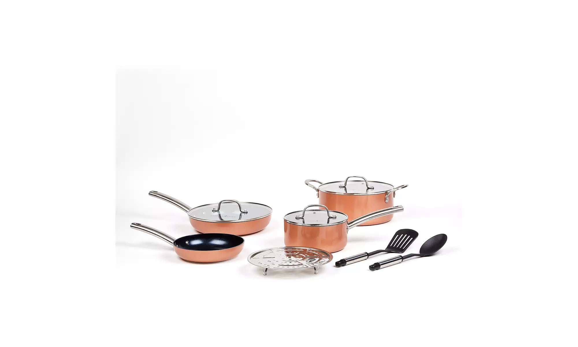 Copper Chef Black Diamond 10-piece Pan Set - Second Medium