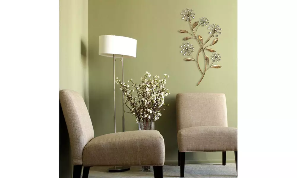 Stratton Home Decor Floral Acrylic Bursts Wall Decor - Second Medium