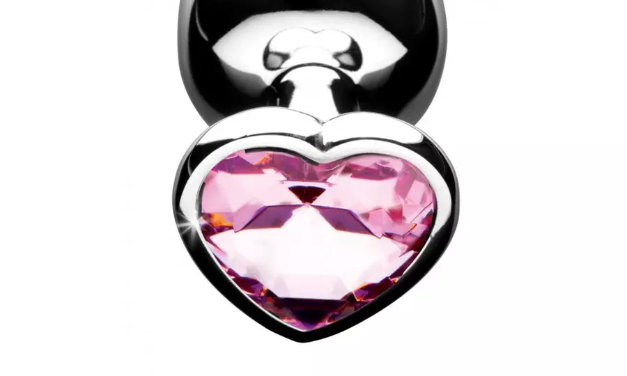Pink Heart Anal Plug Set - Primary Image